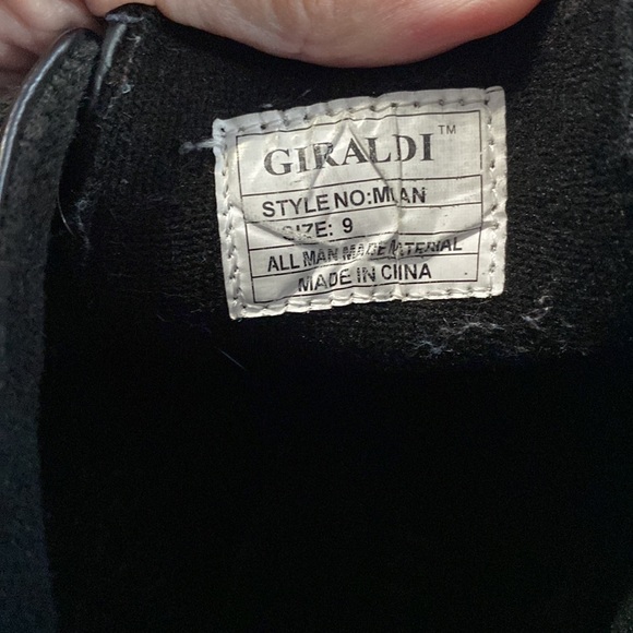 Men’s Giraldi Milan Wing Tip Style Ankle Boots - Picture 6 of 6